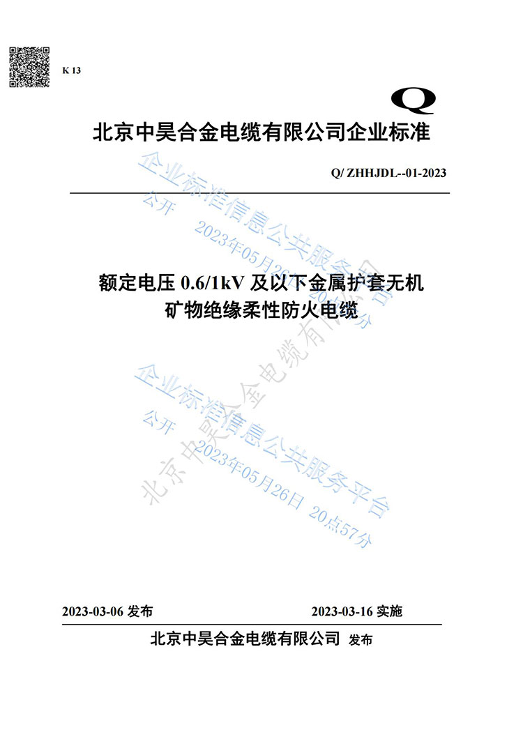 企業(yè)標準