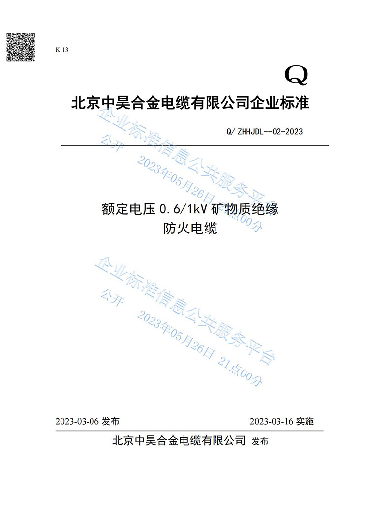 企業(yè)標準